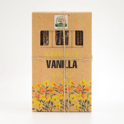 Natural Botanical Masala Incense - Vanilla - Vivid Aromas UK