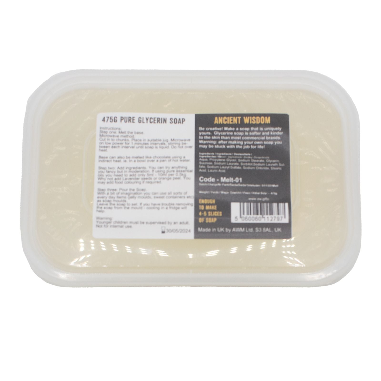 Melt and Pour 475g Soap Kit - Vivid Aromas UK