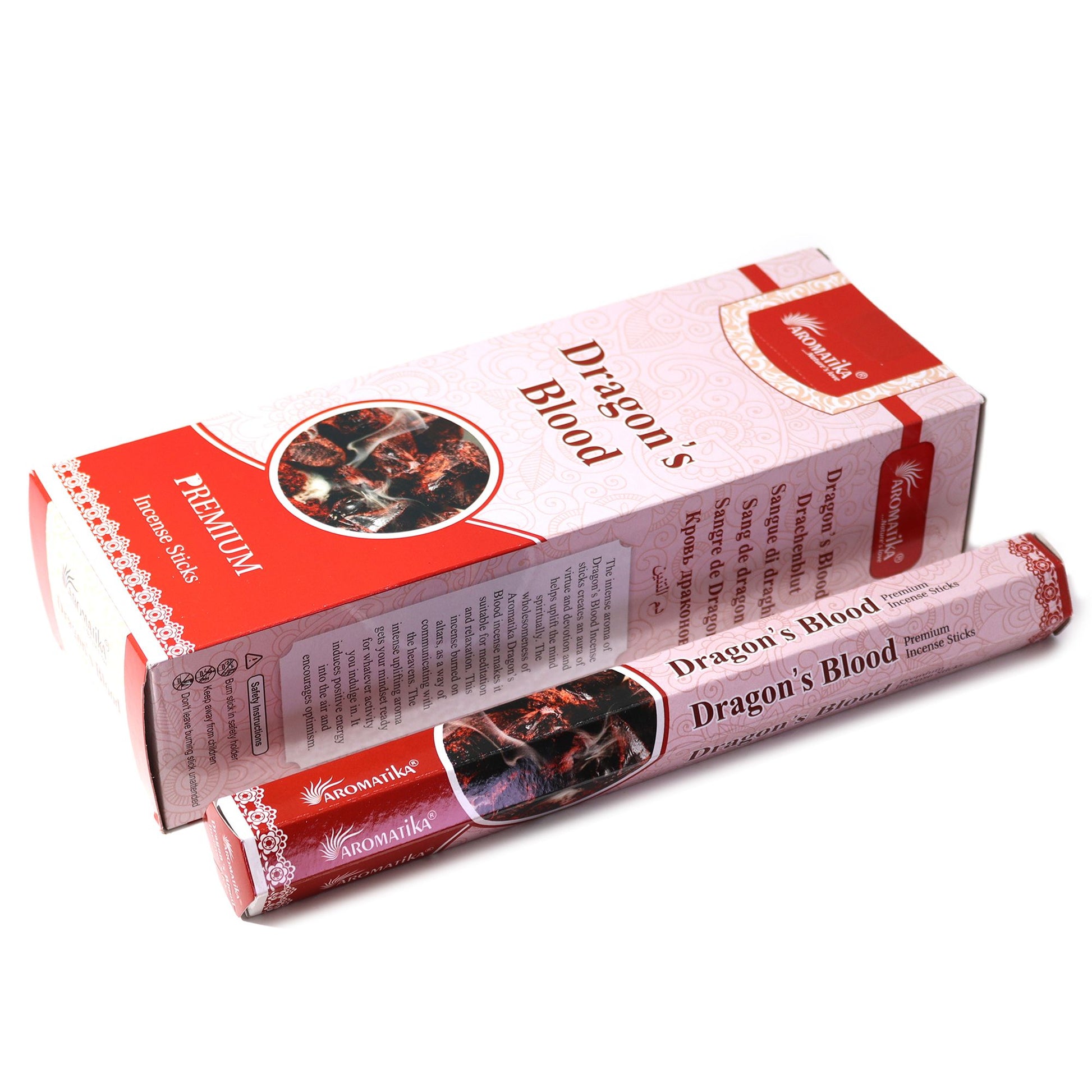 Aromatika Charcoal Free Hex Incense - Dragons Blood - Vivid Aromas UK