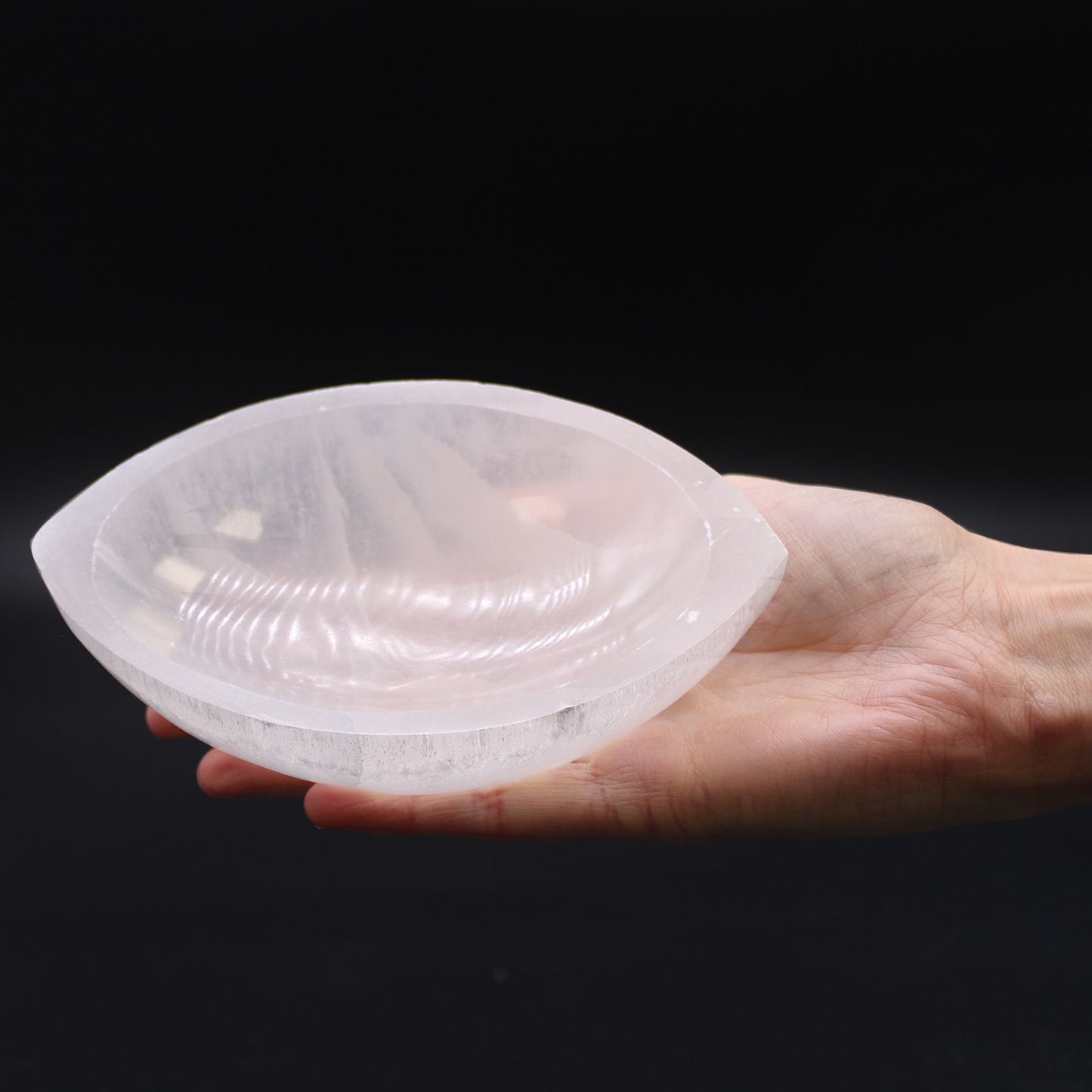 Selenite Eye Bowl - 15cm - Vivid Aromas UK