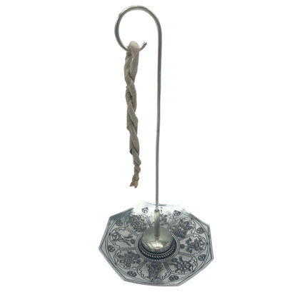 Rope Incense and Silver Plated Holder Set - Astamangal - Vivid Aromas UK