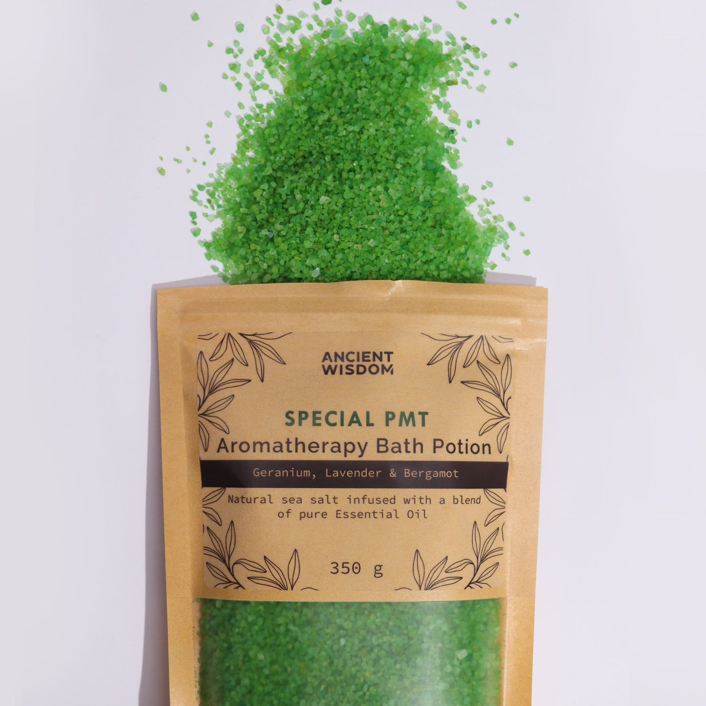 Aromatherapy Bath Potion in Kraft Bag 350g - PMT - Vivid Aromas UK