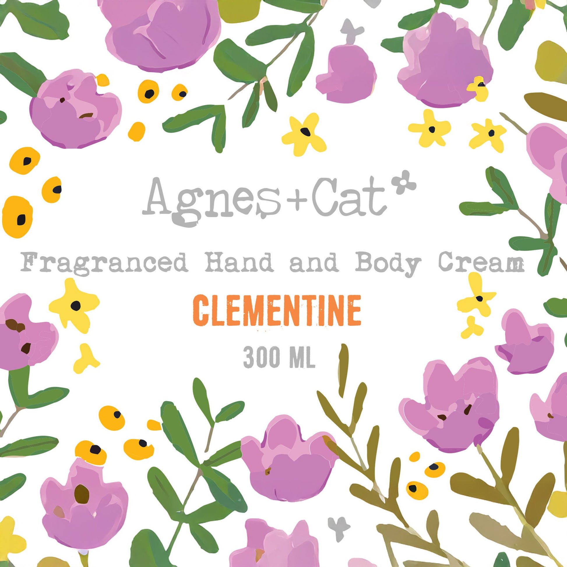 Agnes + Cat Hand & Body Cream - Clementine - Vivid Aromas UK