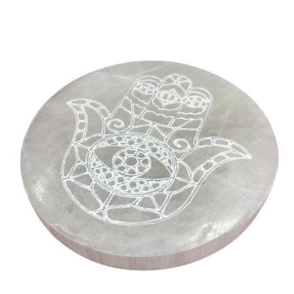 Medium Charging Plate 10cm - Hamsa - Vivid Aromas UK