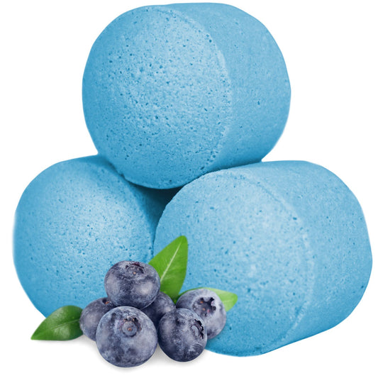 1.3 Kg Box of Chill Pills (Mini Bath Bombs) - Blueberry - Vivid Aromas UK