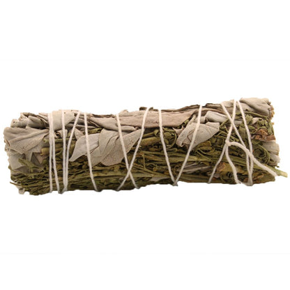 Smudge Stick - White Sage & Ruda 10cm - Vivid Aromas UK