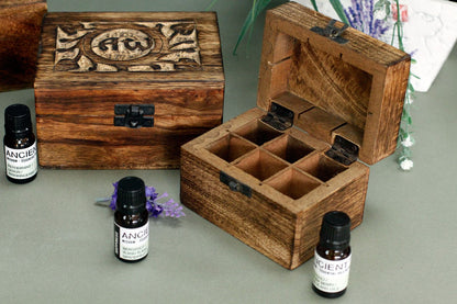 Mango Aromatherapy Box - AW (holds 6) - Vivid Aromas UK