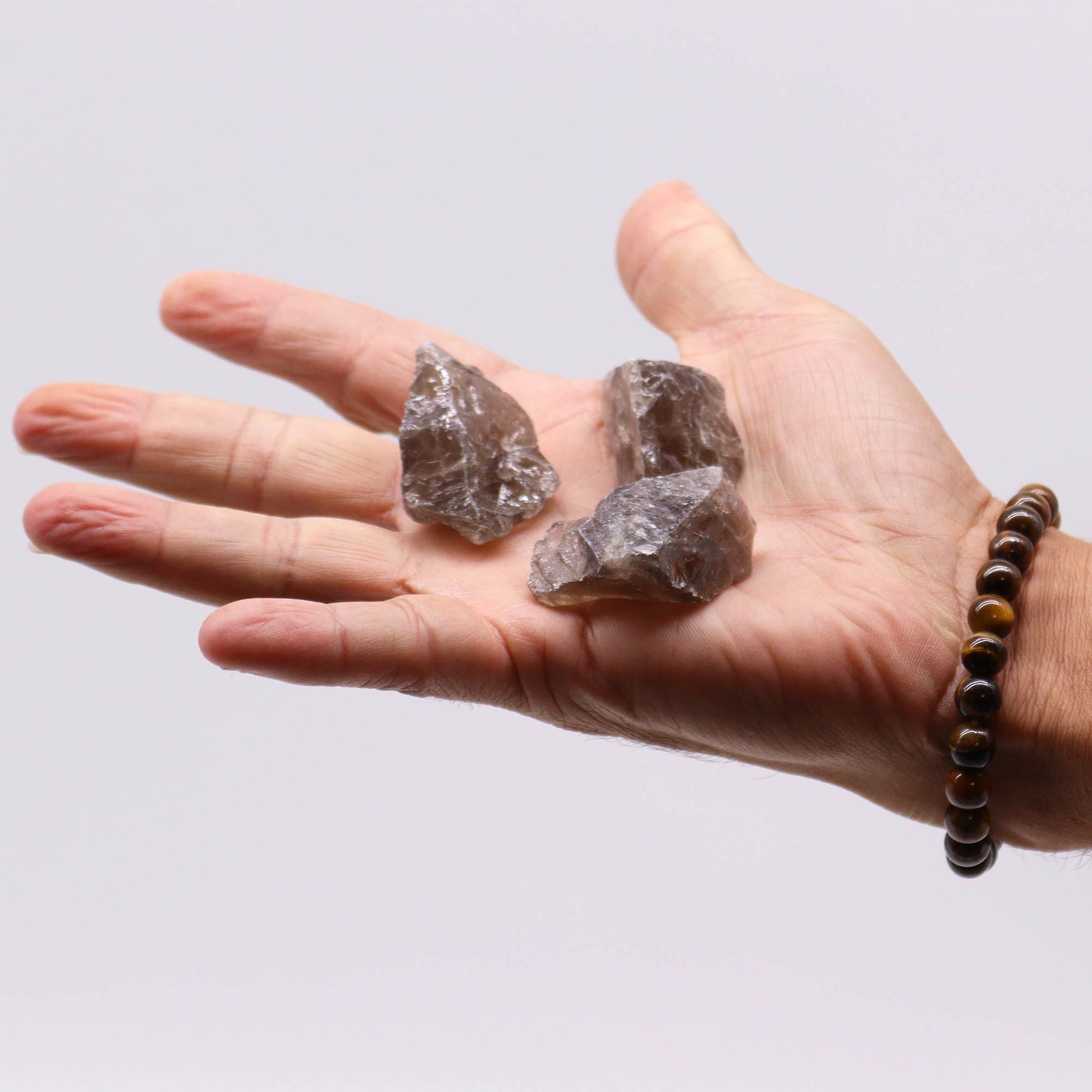 Raw Crystals (500gm) - Smoky Quartz - Vivid Aromas UK
