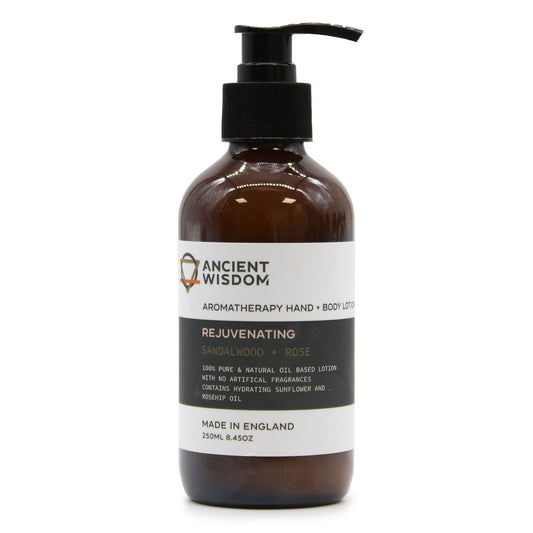 Sandalwood & Rose Hand & Body Lotion 250ml - Vivid Aromas UK