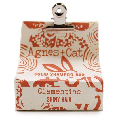 Agnes + Cat Clementine Solid Shampoo - Vivid Aromas UK