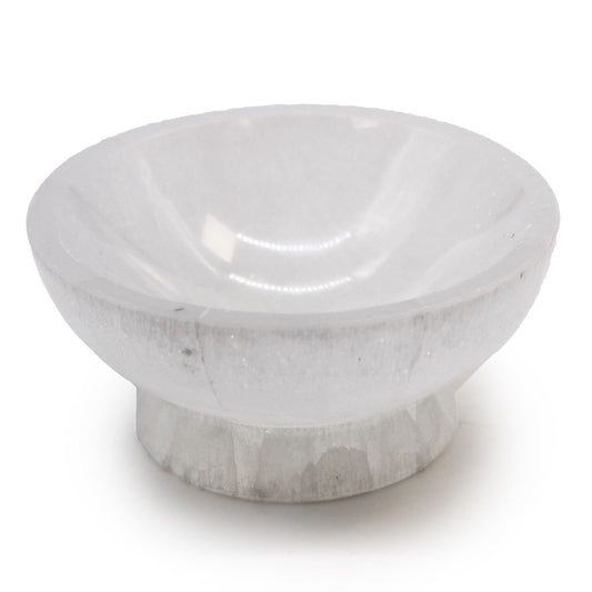 Selenite Ritual Bowl - 10cm - Vivid Aromas UK