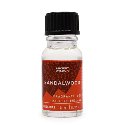 Christmas Sandalwood Fragrance Oil 10ml - Vivid Aromas UK