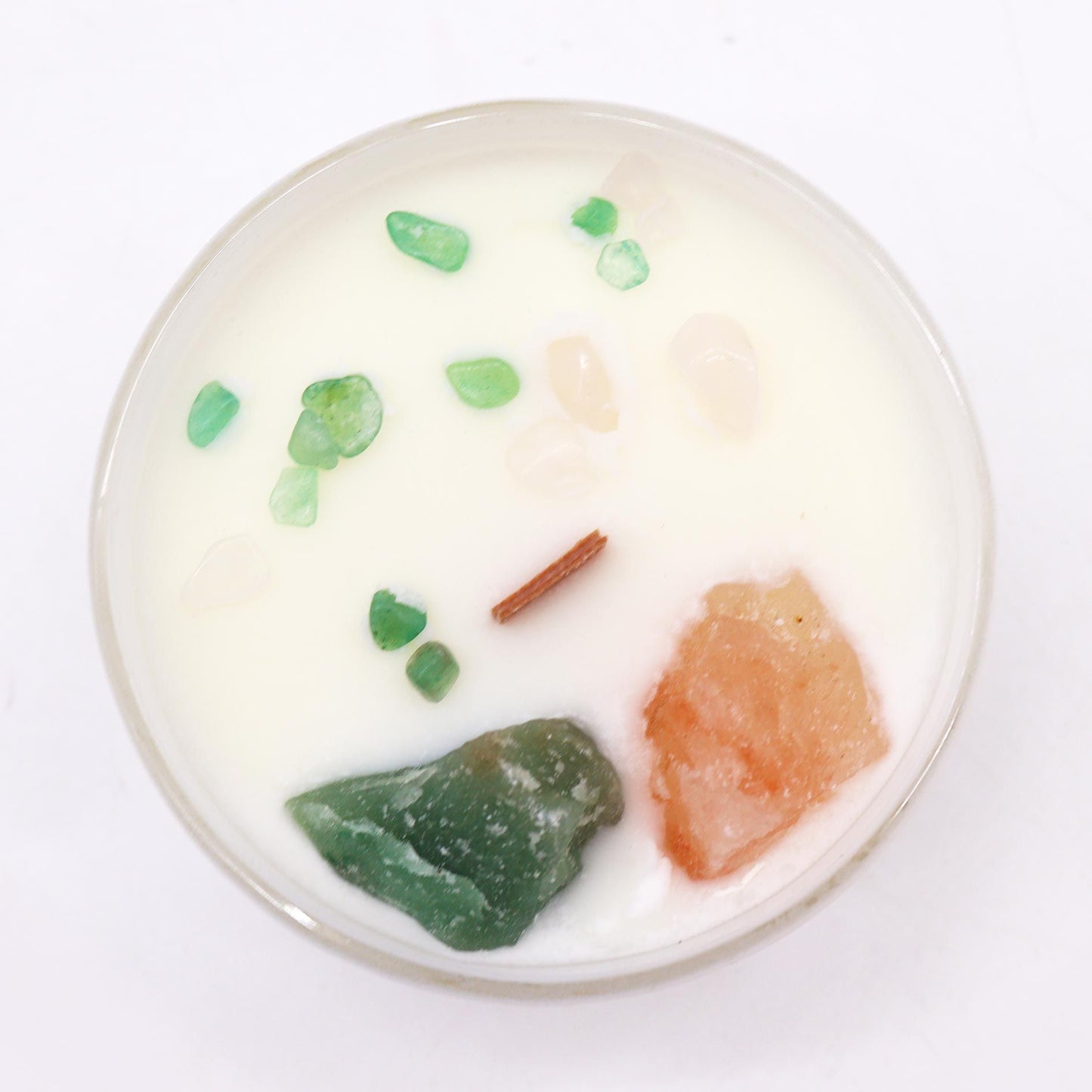 Chakra Crystal Candles - Heart Chakra - Vivid Aromas UK