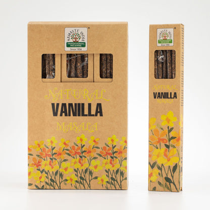 Natural Botanical Masala Incense - Vanilla - Vivid Aromas UK