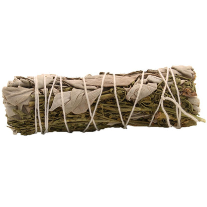 Smudge Stick - White Sage & Ruda 10cm - Vivid Aromas UK