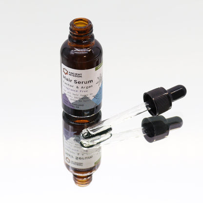 Organic Hair Serum 30ml - Unfragranced - Vivid Aromas UK
