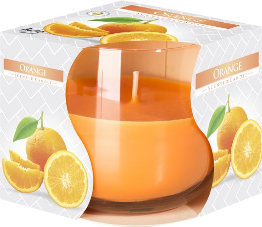 Scented Glass Jar Candle - Orange - Vivid Aromas UK