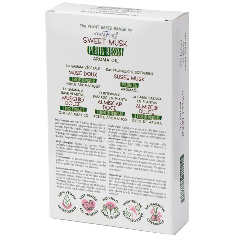 Plant Based Aroma Oil - Sweet Musk - Vivid Aromas UK