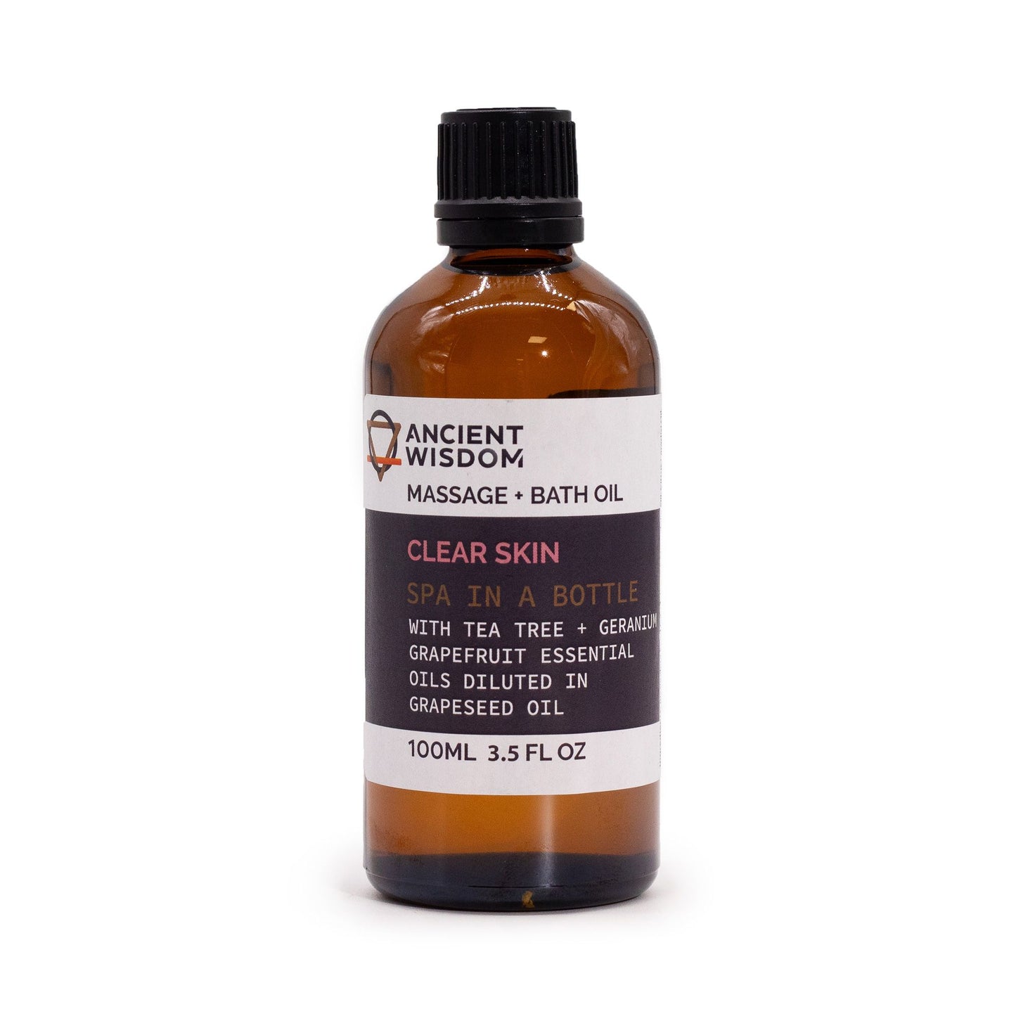 Clear Skin Massage Oil - 100ml - Vivid Aromas UK