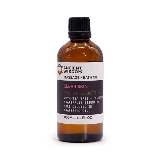 Clear Skin Massage Oil - 100ml - Vivid Aromas UK