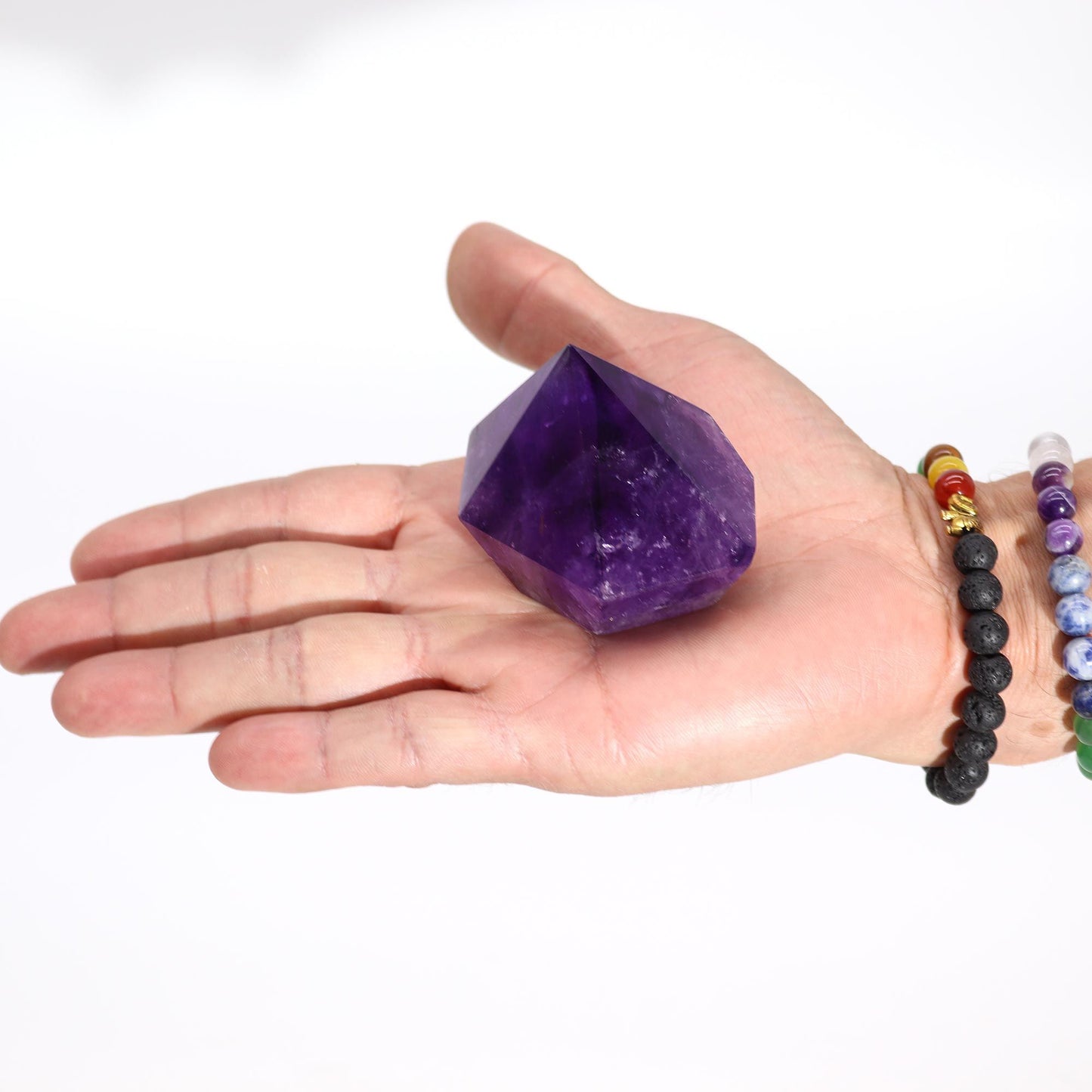 Medium Rich Colour Amethyst Points (approx 5.5-6.5cm) - Vivid Aromas UK