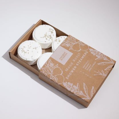 Zen Shower Steamers - Therapy Wellness Gift Set - Mood Boost - Vivid Aromas UK