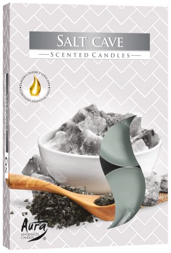 Set of 6 Scented Tealights - Salt Cave - Vivid Aromas UK