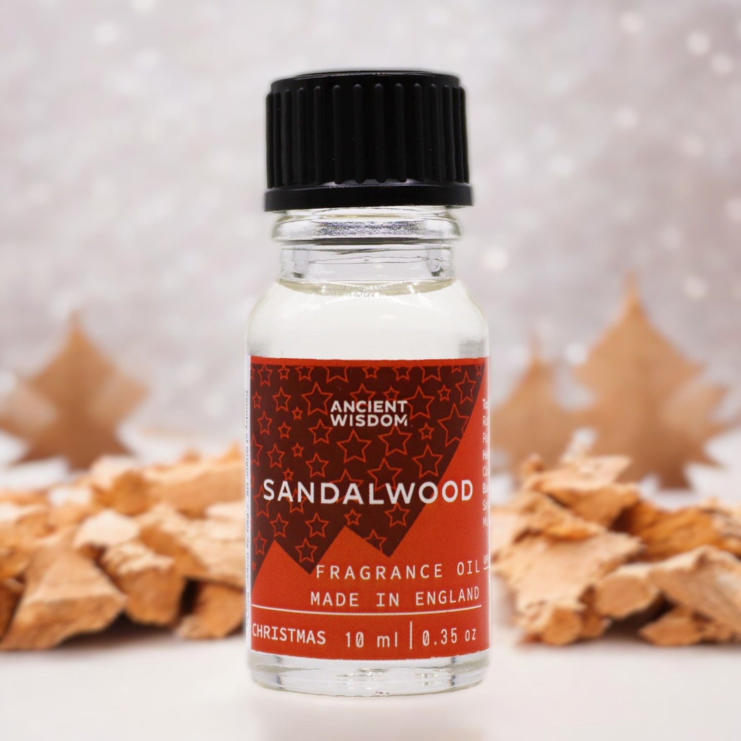 Christmas Sandalwood Fragrance Oil 10ml - Vivid Aromas UK