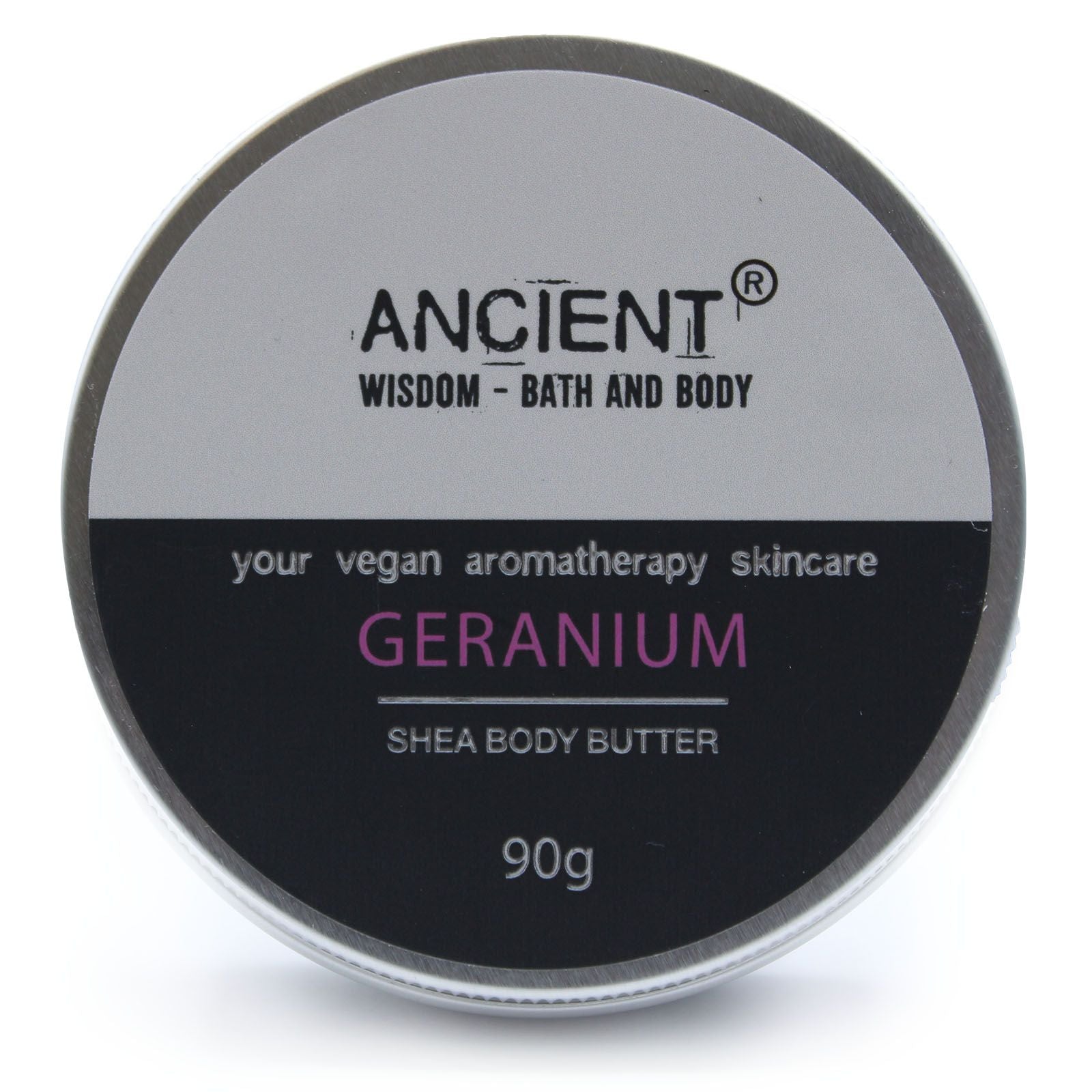Aromatherapy Shea Body Butter 90g - Geranium - Vivid Aromas UK