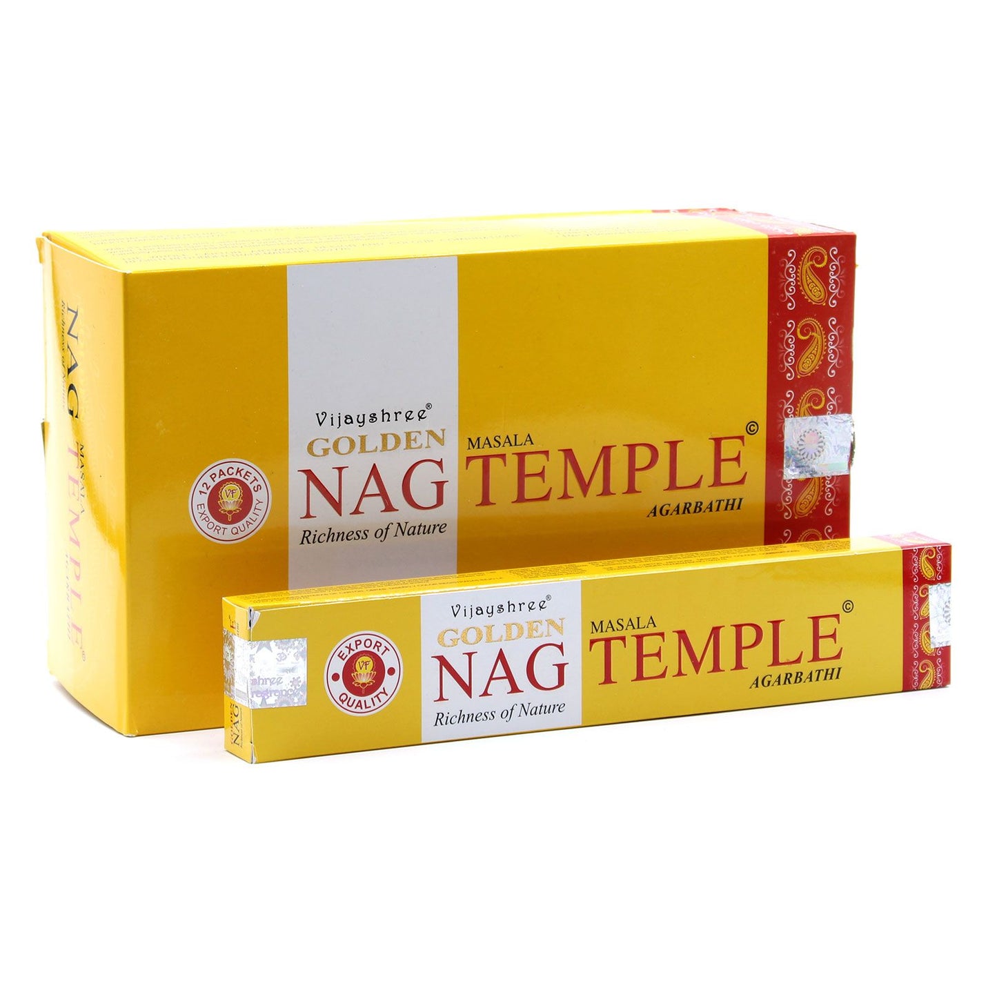15g Golden Nag - Temple Incense - Vivid Aromas UK