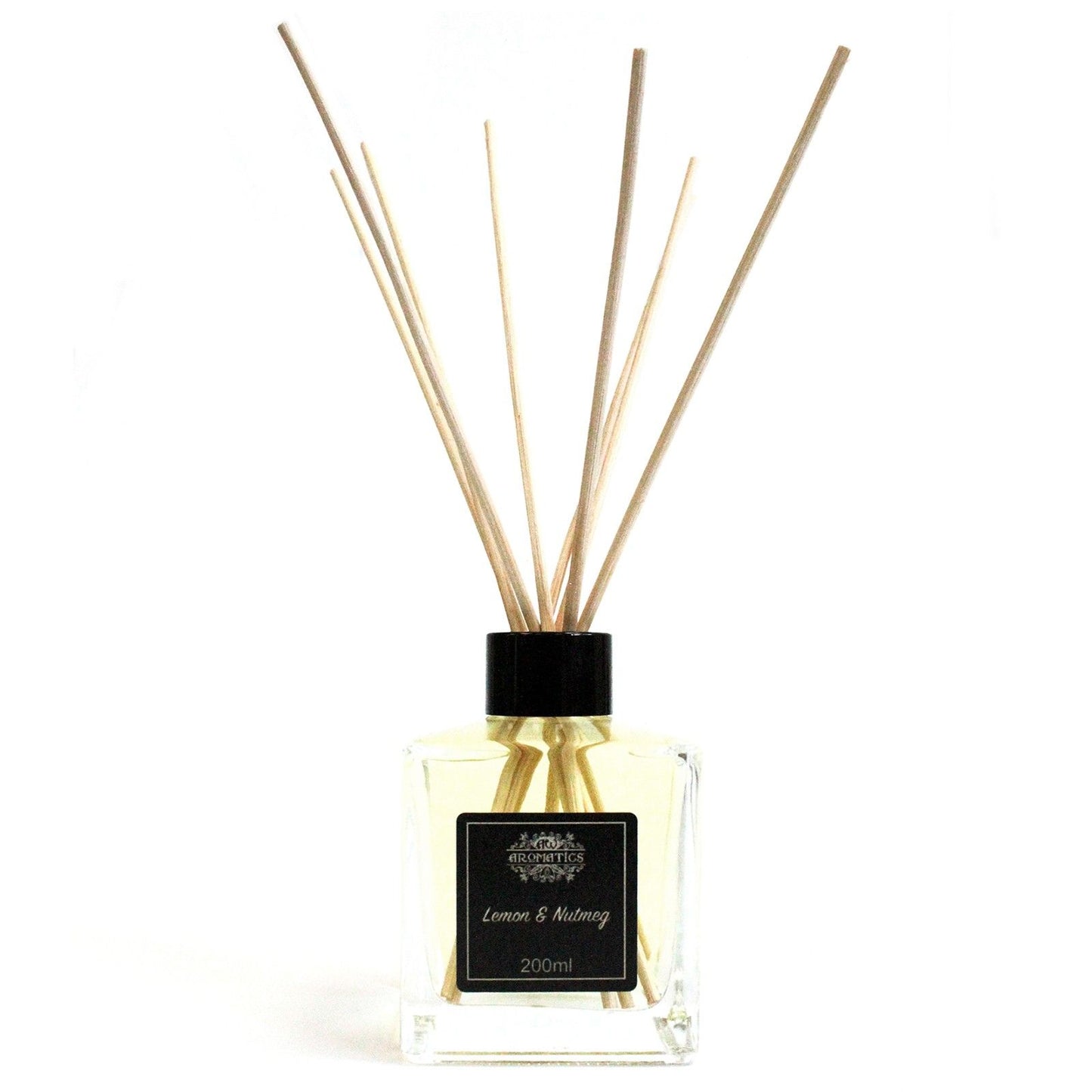 200ml Lemon & Nutmeg Essential Oil Reed Diffuser - Vivid Aromas UK