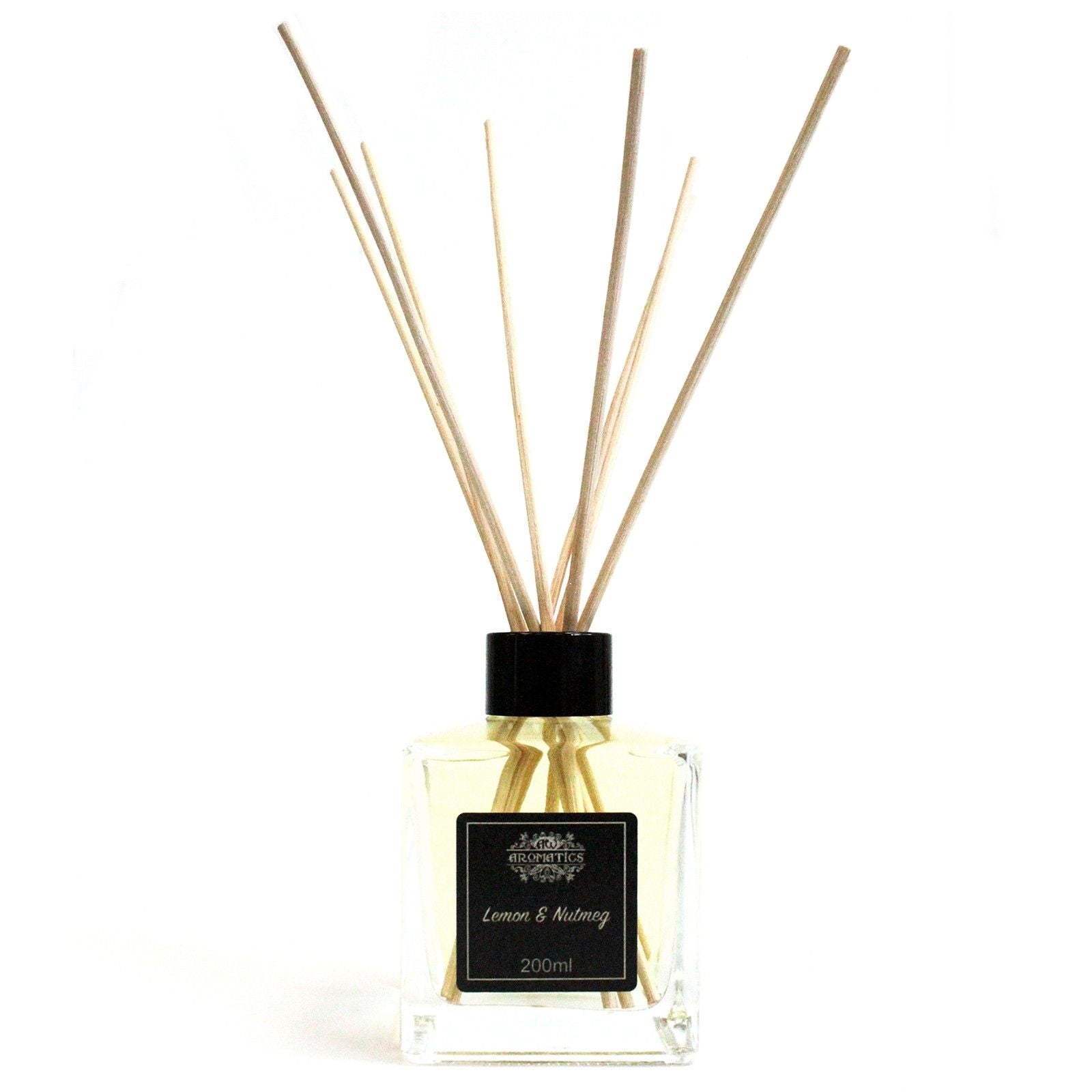 200ml Lemon & Nutmeg Essential Oil Reed Diffuser - Vivid Aromas UK