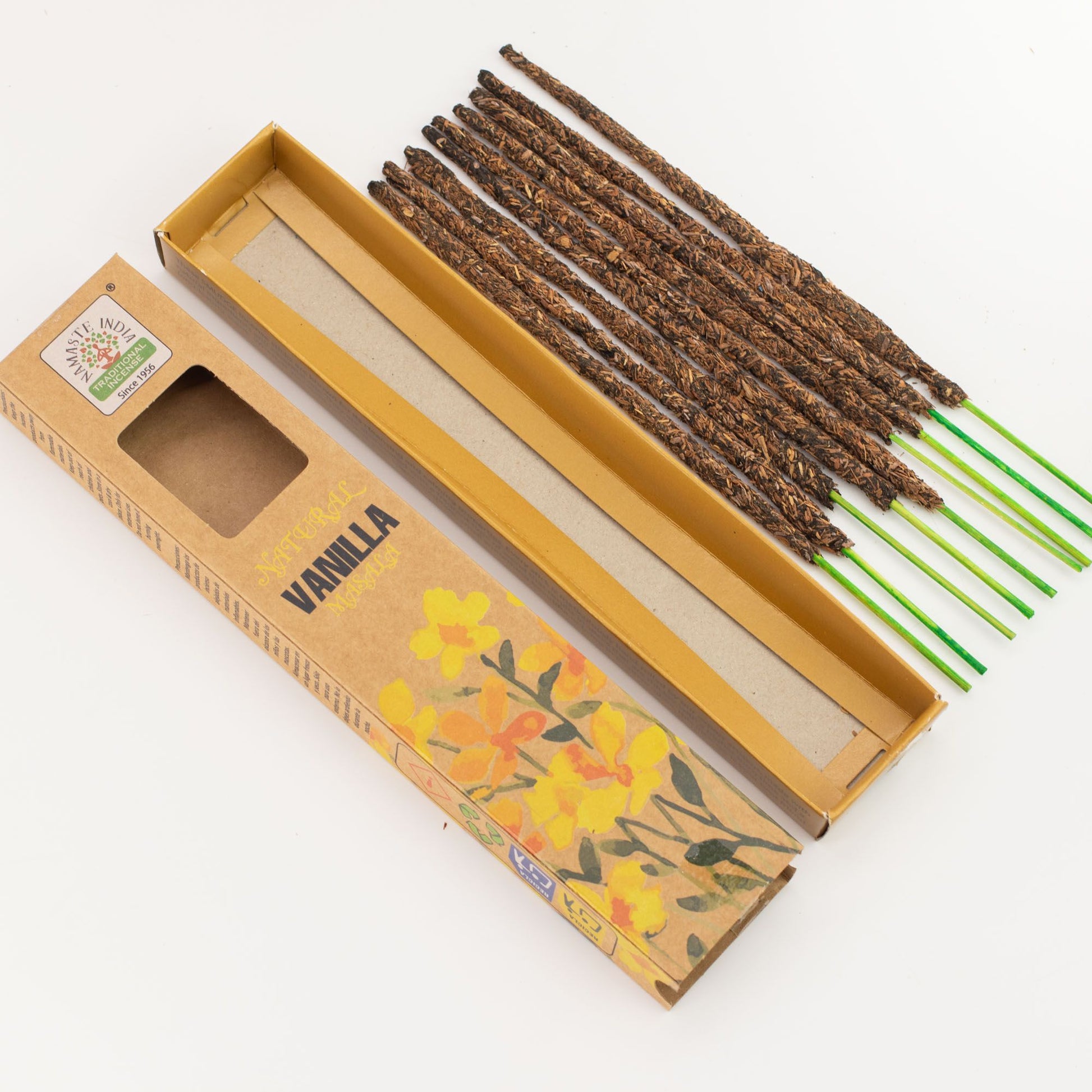 Natural Botanical Masala Incense - Vanilla - Vivid Aromas UK