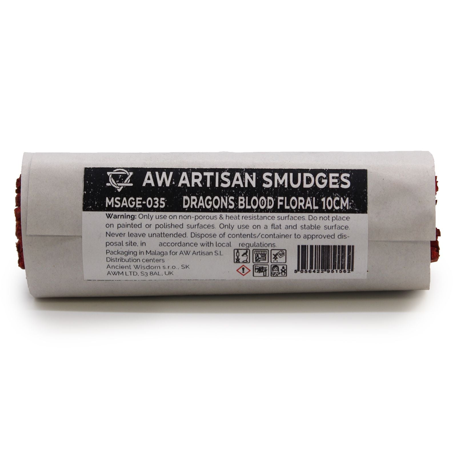 Smudge Stick - Dragons Blood Floral Sage 10cm - Vivid Aromas UK