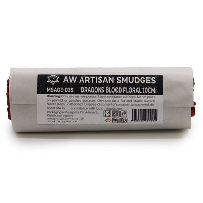Smudge Stick - Dragons Blood Floral Sage 10cm - Vivid Aromas UK