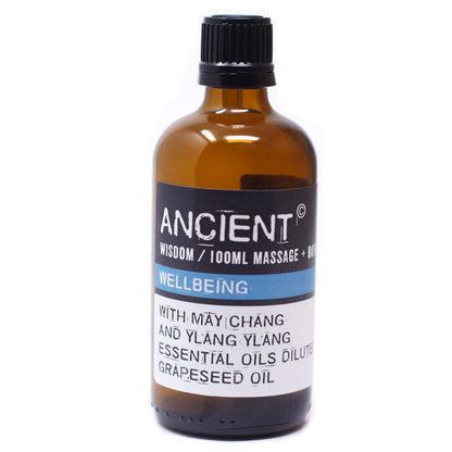 Wellbeing Massage Oil - 100ml - Vivid Aromas UK