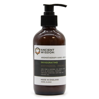 Wintergreen, Oregano & Thyme Hand & Body Lotion 250ml - Vivid Aromas UK