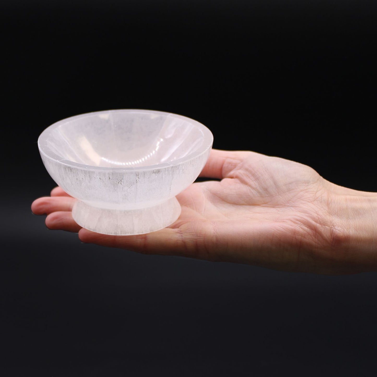 Selenite Ritual Bowl - 10cm - Vivid Aromas UK