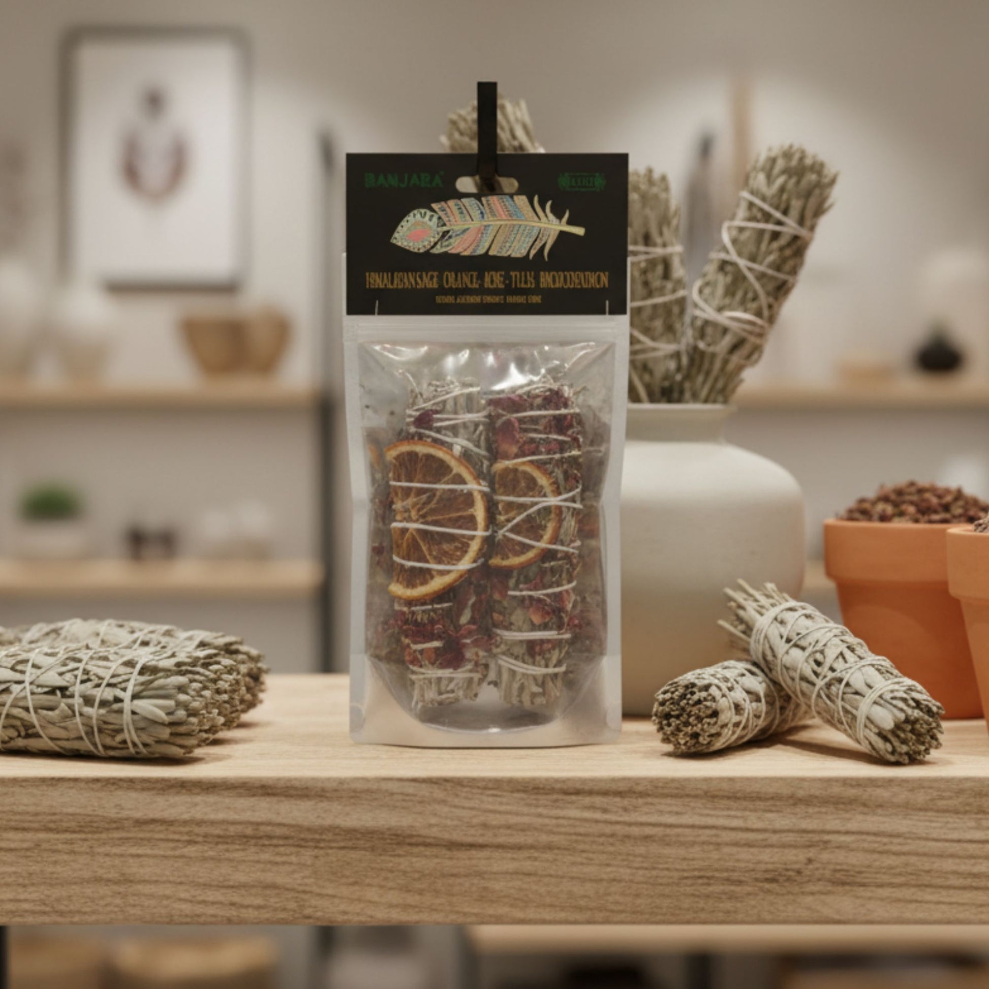 Banjara Smudge - Indian Sage and Patchouli - Vivid Aromas UK