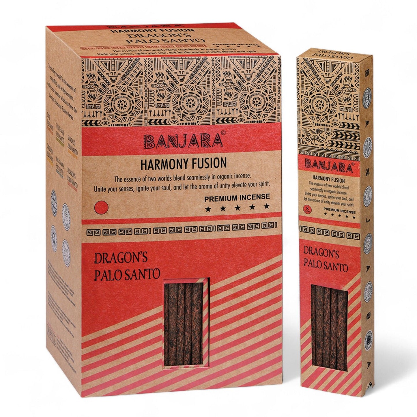 Banjara Palo Santo Smudge Sticks - Dragon's Blood - Vivid Aromas UK