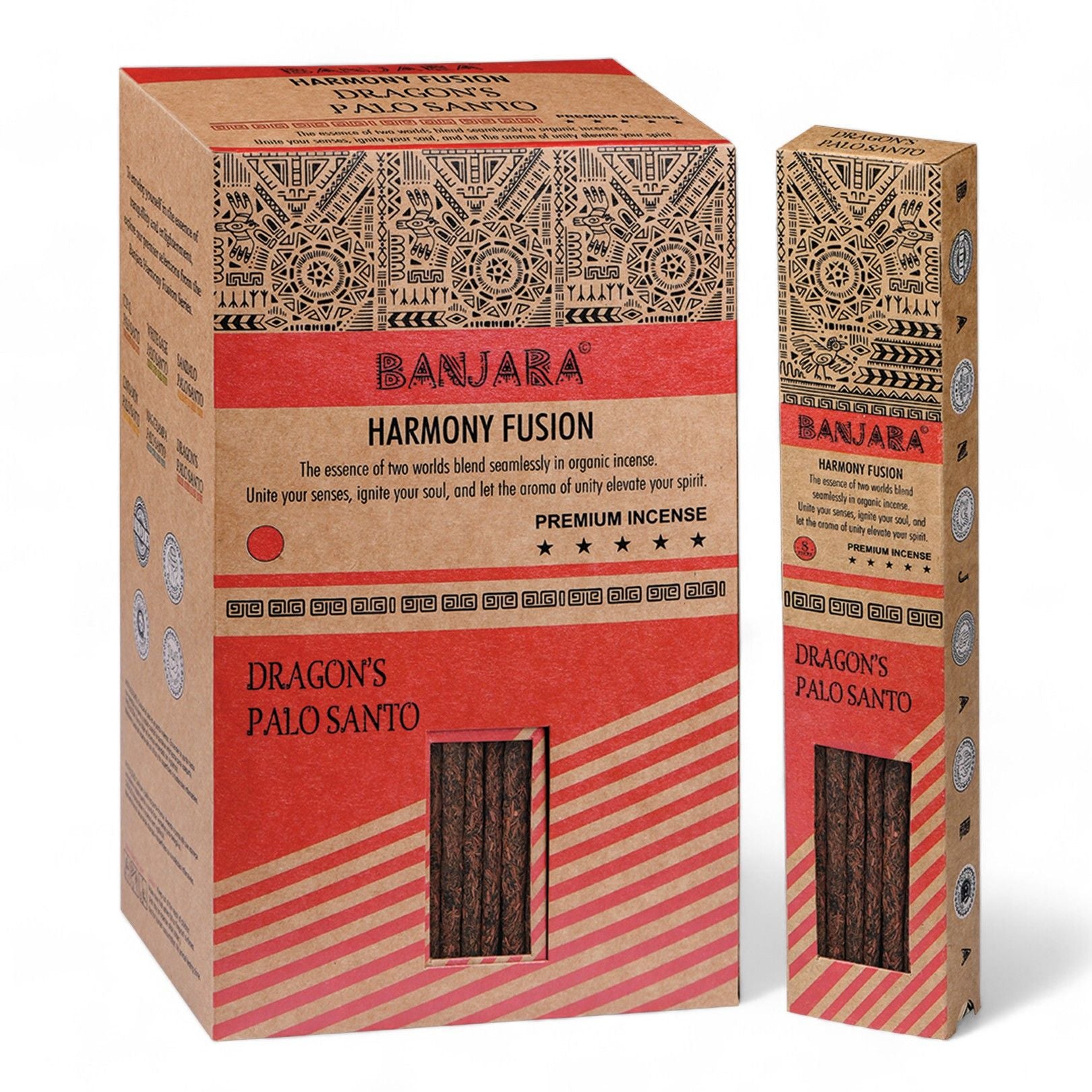 Banjara Palo Santo Smudge Sticks - Dragon's Blood - Vivid Aromas UK