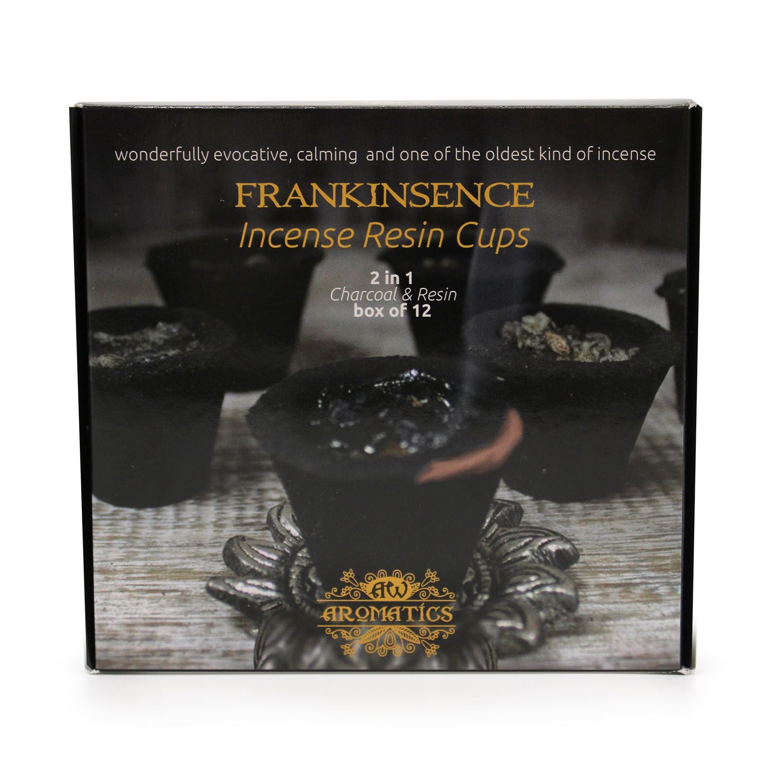 Box of 12 Resin Cups - Frankincense - Vivid Aromas UK