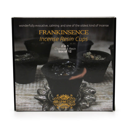 Box of 12 Resin Cups - Frankincense - Vivid Aromas UK