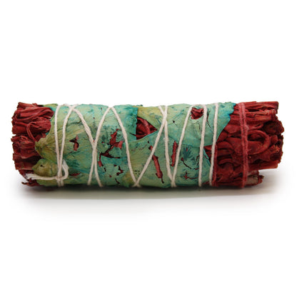 Smudge Stick - Dragons Blood Floral Sage 10cm - Vivid Aromas UK