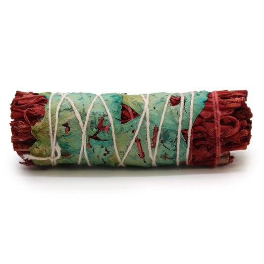 Smudge Stick - Dragons Blood Floral Sage 10cm - Vivid Aromas UK