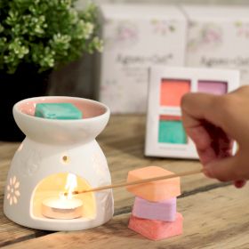 Wax Melter with Four Soy Wax Melts - Vivid Aromas UK
