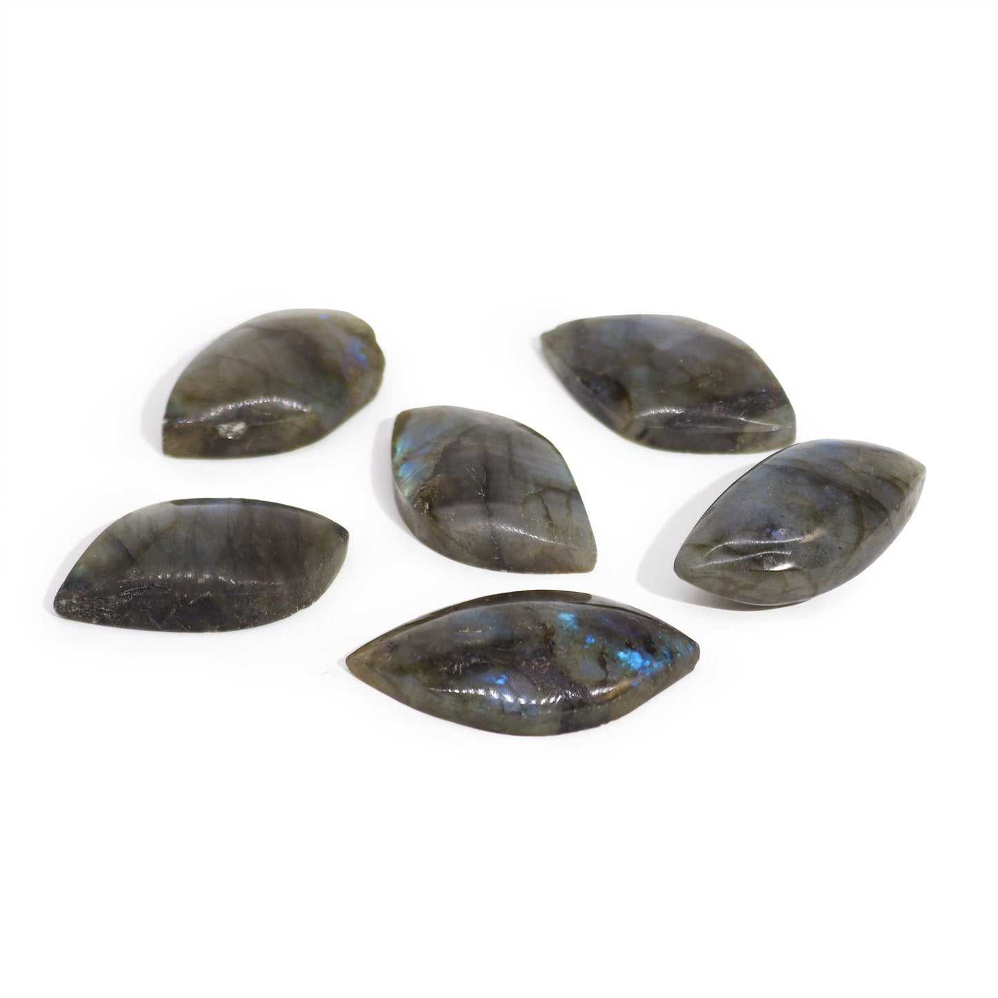Madagascar Labradorite Leaf Stone (approx 15-20gms 45-55mm) - Vivid Aromas UK