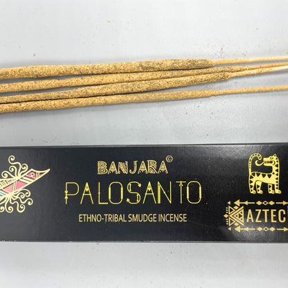 Banjara Tribal Smudge Incense - Palosanto - Vivid Aromas UK