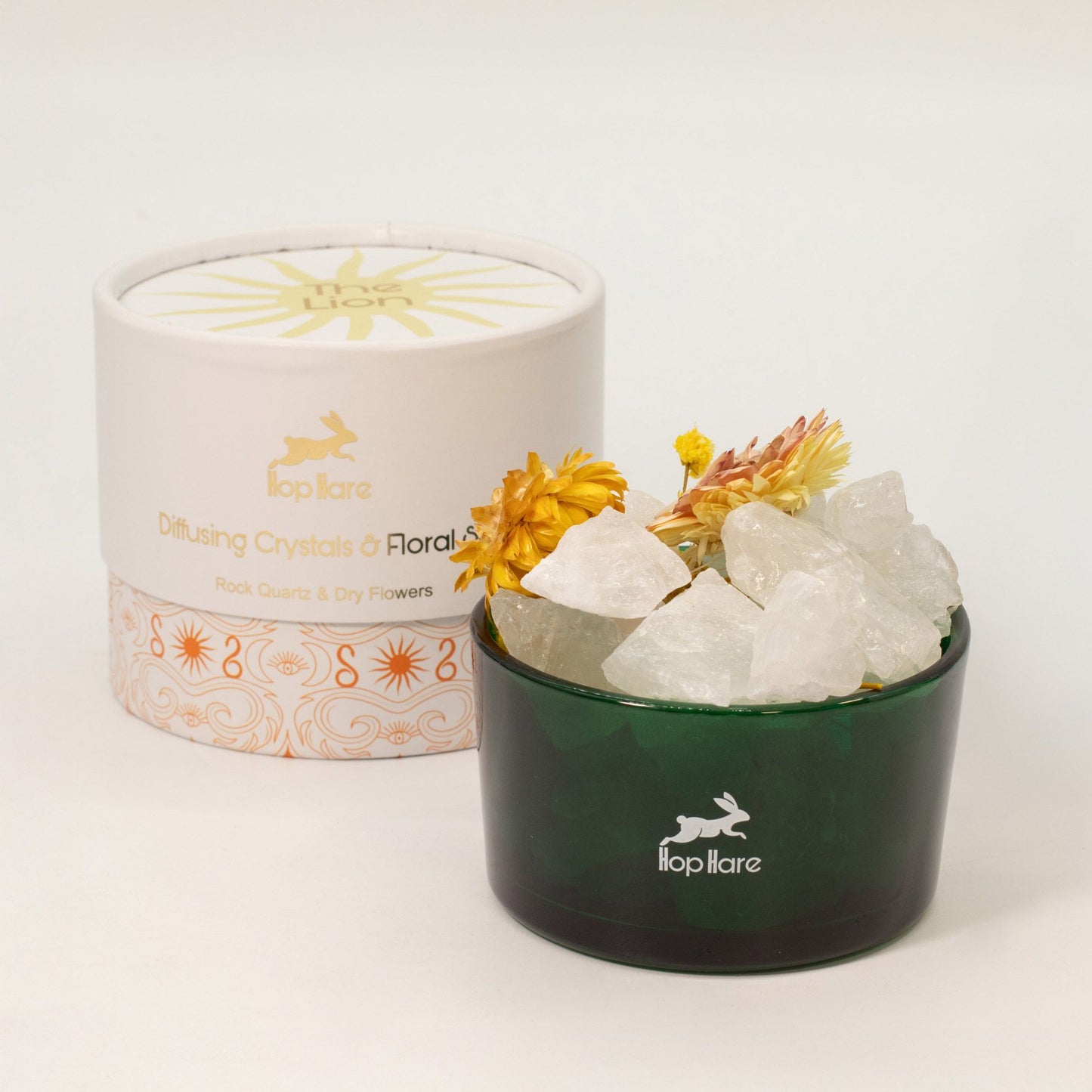 Hop Hare Diffusing Crystals & Floral Set - The Lion - Vivid Aromas UK
