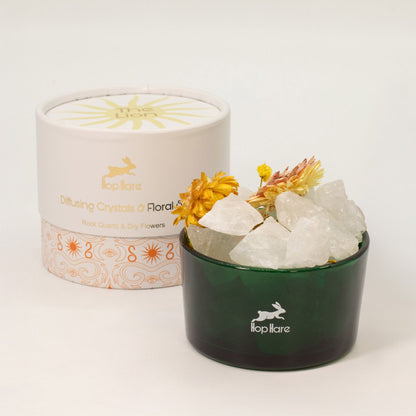 Hop Hare Diffusing Crystals & Floral Set - The Lion - Vivid Aromas UK